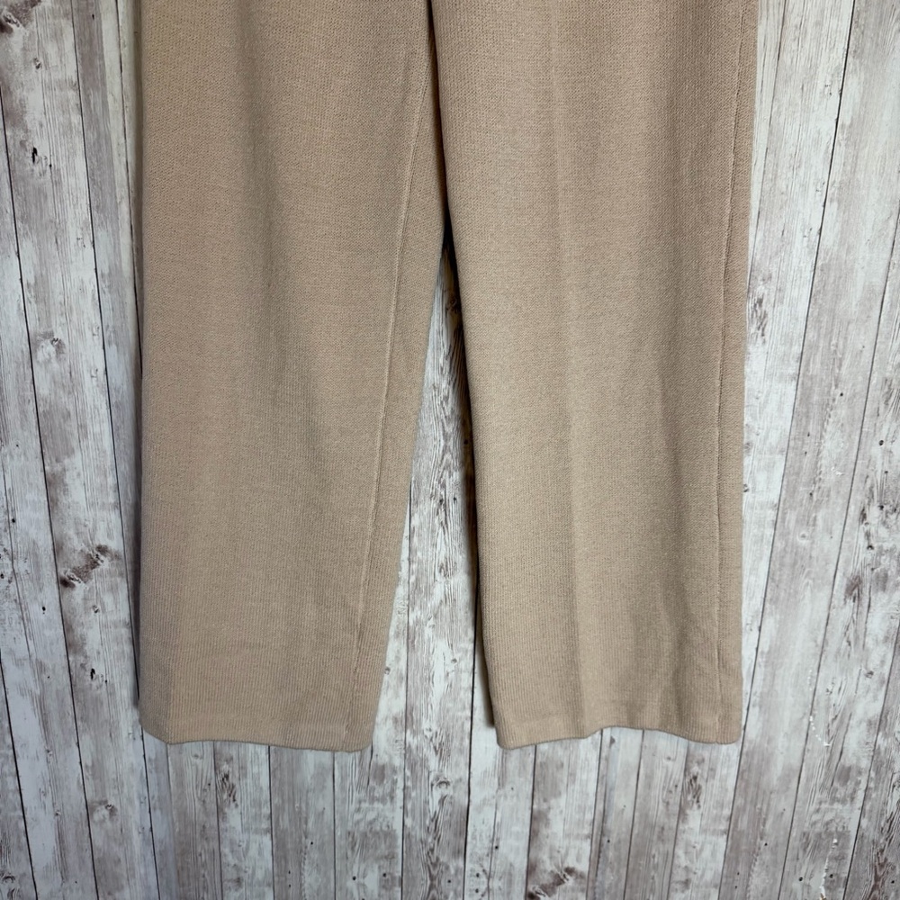 St. John Collection by Marie Gray Santana Knit Beige Straight Leg Pants - Picture 3 of 6